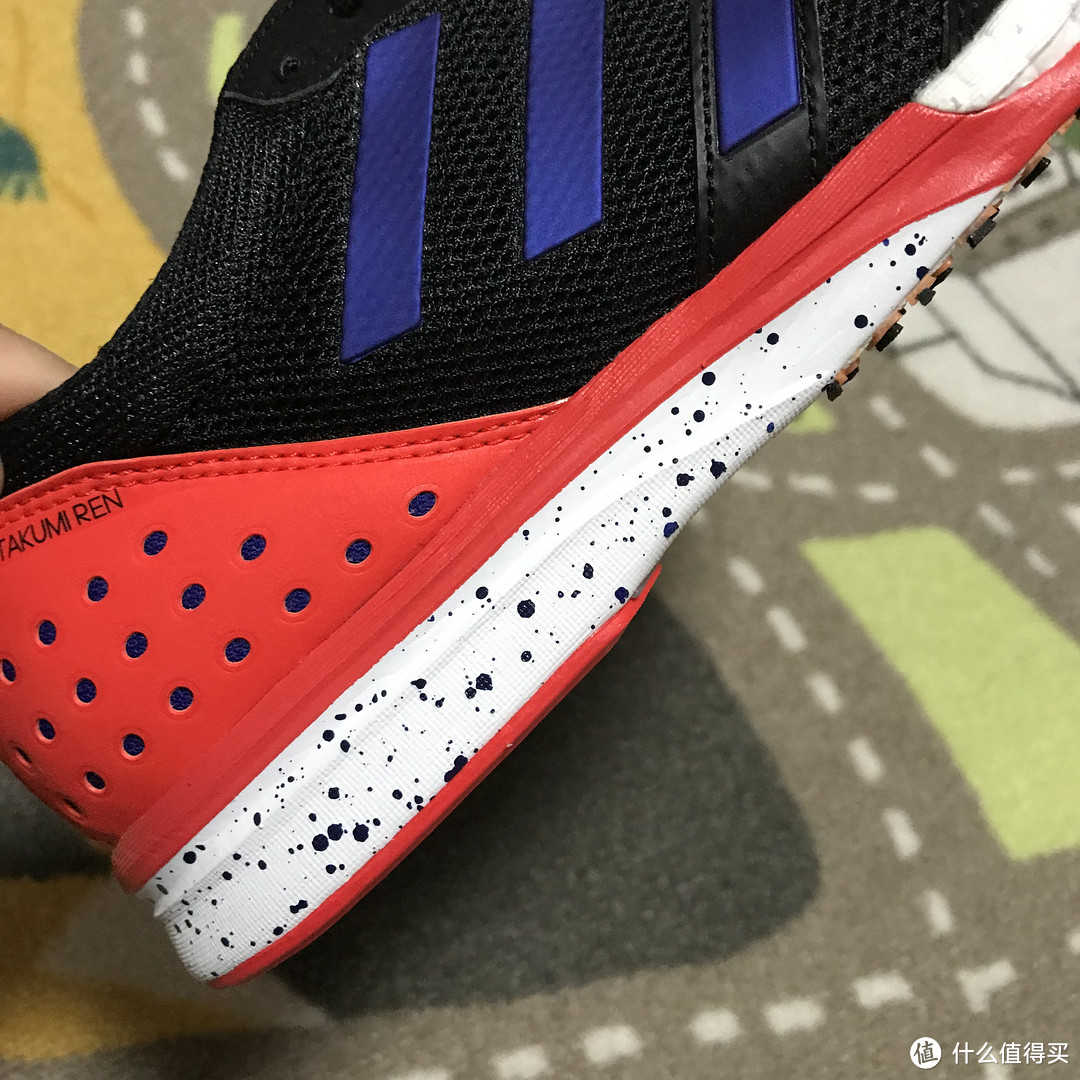 超轻！Adidas 阿迪达斯 Adizero takumi ren 跑鞋开箱