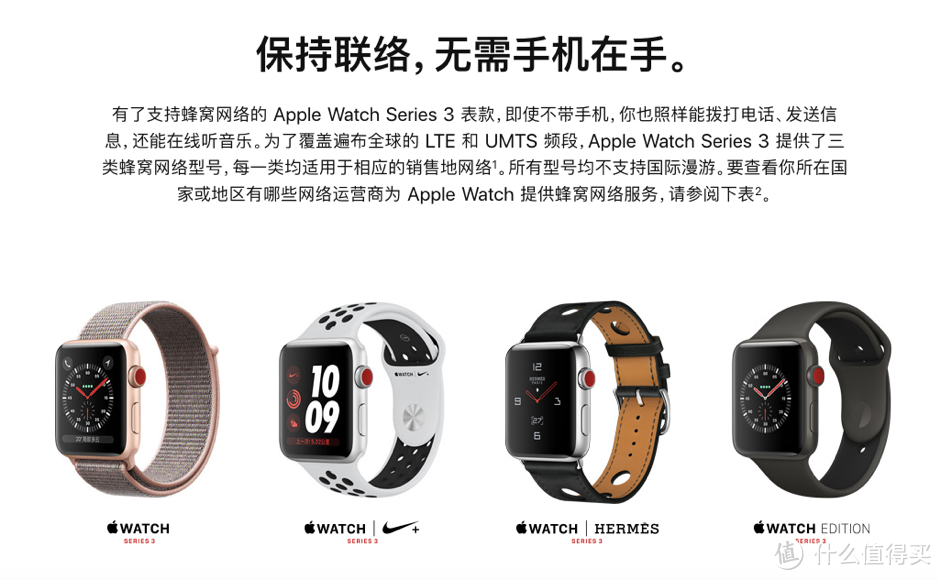 Apple Watch已上线一号双终端，蜂窝网络通信功能