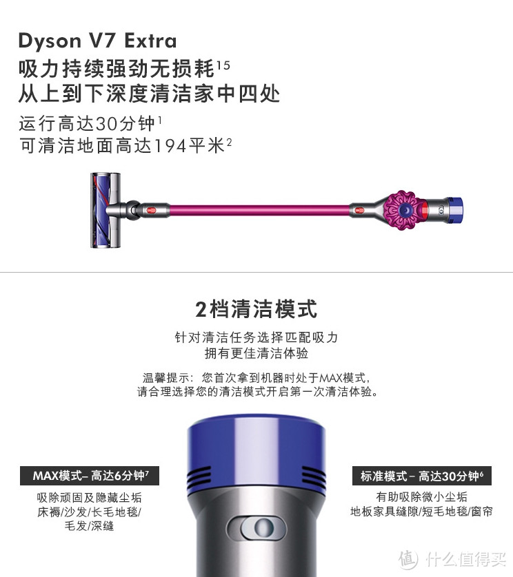 来自张大妈福利—Dyson 戴森 V7 EXTRA 吸尘器 开箱