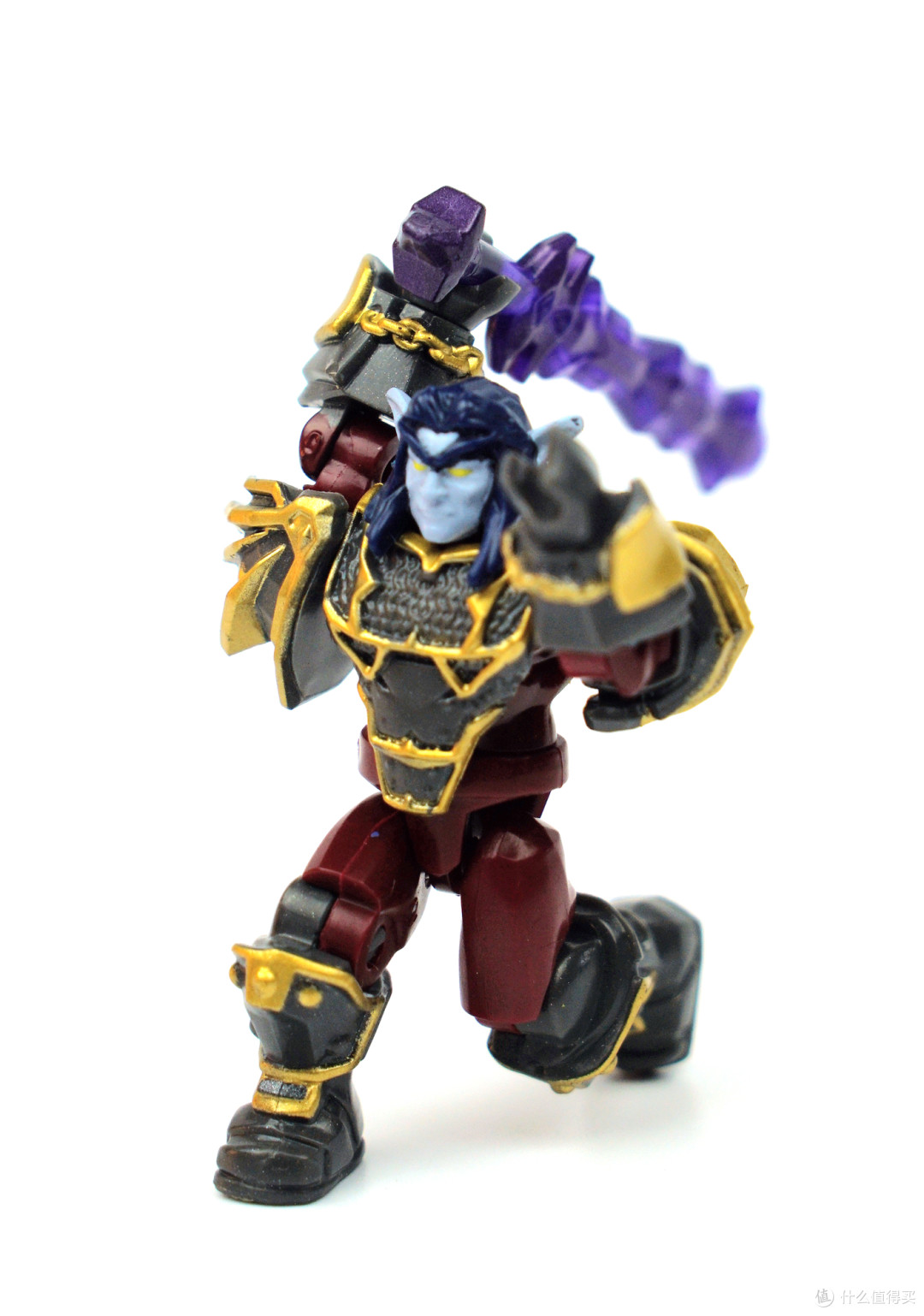 昨日重现:美高 MEGA BLOKS WOW夜刃豹、夜精灵战士+兽人术士拼装可动人偶