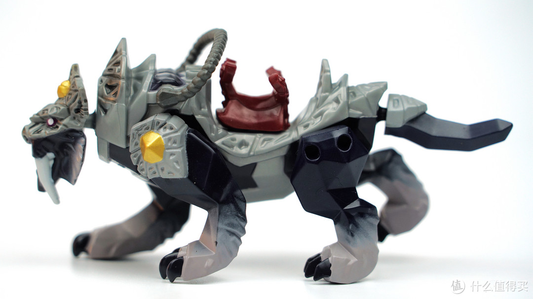 昨日重现:美高 MEGA BLOKS WOW夜刃豹、夜精灵战士+兽人术士拼装可动人偶