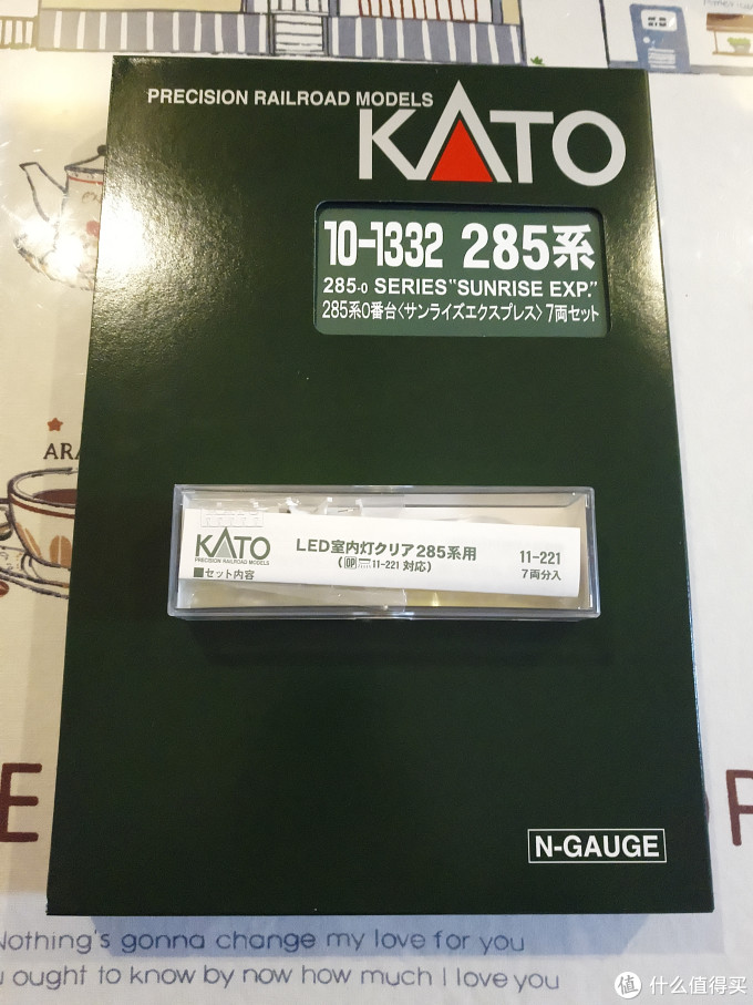 N比例火车模型篇五 Kato 285系动车组模型开箱 火车模型 什么值得买