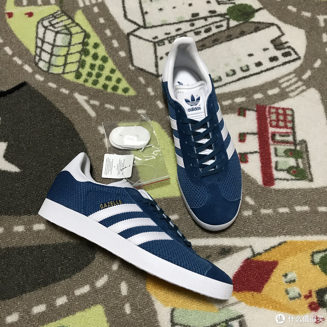 Adidas 阿迪达斯 三叶草 GAZELLE 经典休闲鞋开箱