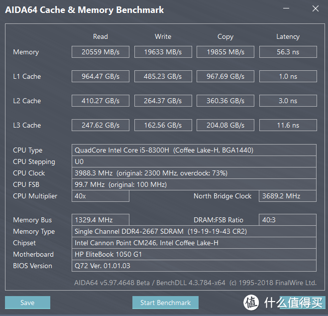 HP 惠普 ELITEBOOK 1050 G1 笔记本 开箱和简单测试