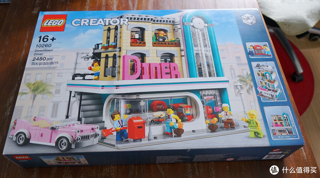 2018年街景新品 LEGO 乐高 10260 DOWNTOWN DINER 城中餐厅