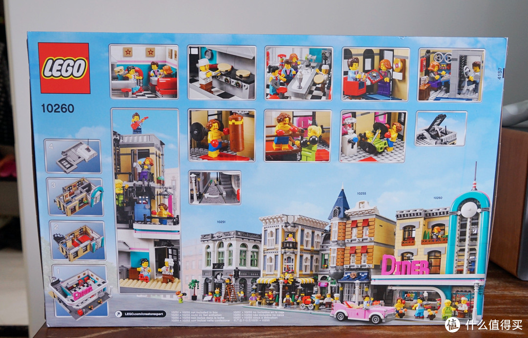 2018年街景新品 LEGO 乐高 10260 DOWNTOWN DINER 城中餐厅