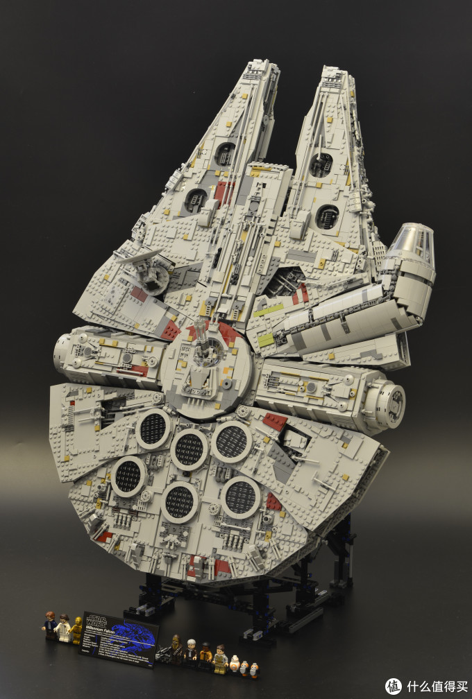 lego 乐高 75192 千年隼晒单附带支架展示