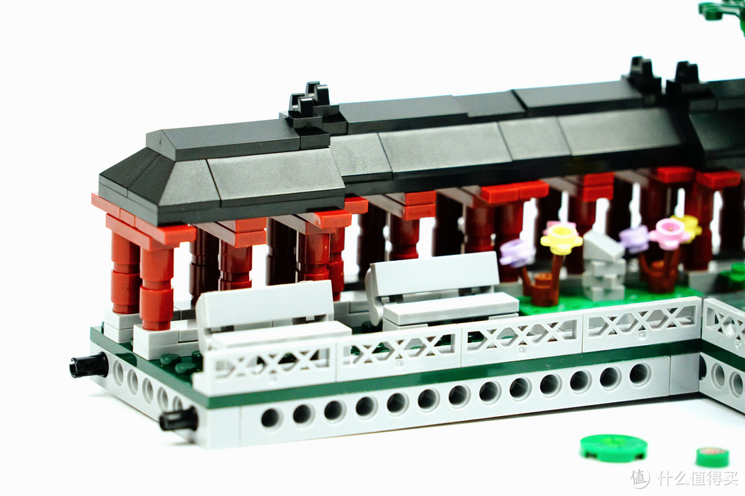 临渊羡鱼安知鱼之乐中国风积木星堡苏州园林之二观鱼庭开箱