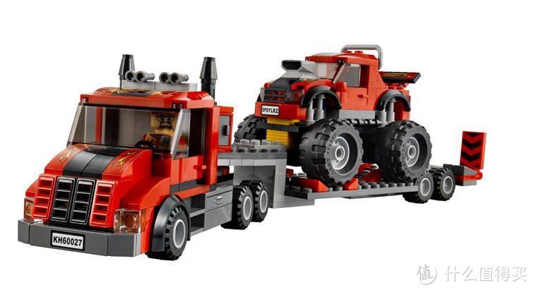 这不是我要的疯狂和暴力：LEGO 乐高 60180 City 城市组 巨轮越野车 对比评测