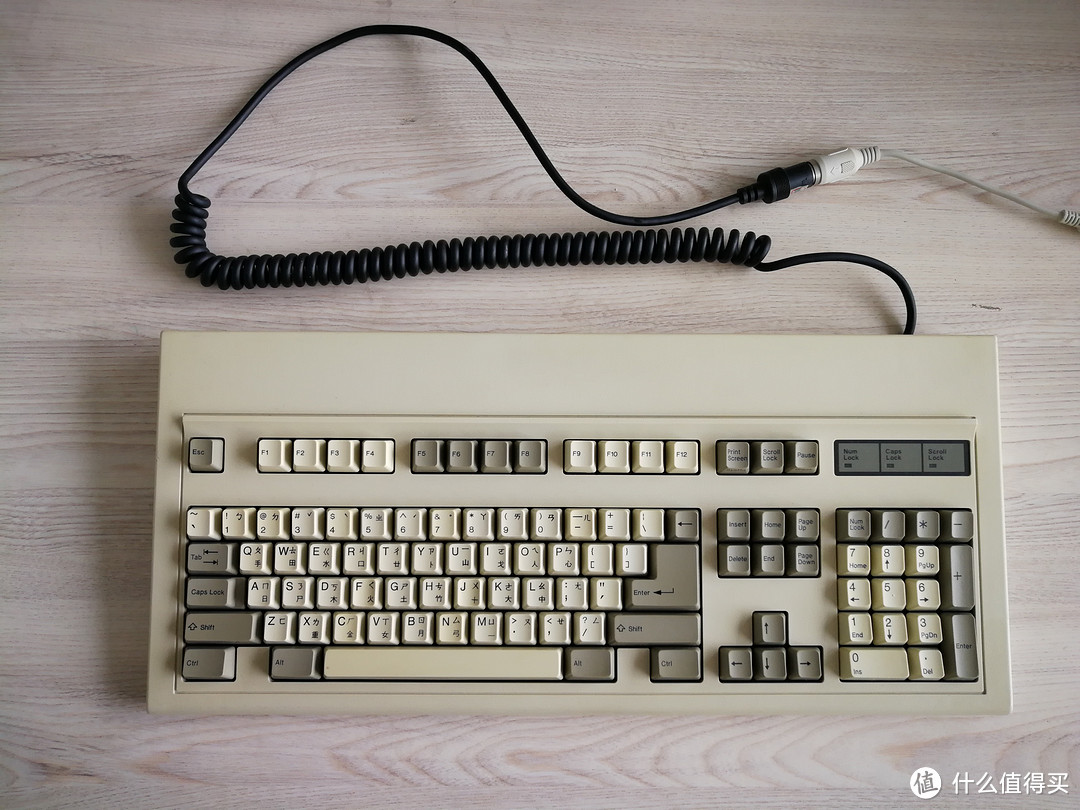 古董键盘——dfk101 alps原生蓝轴机械键盘_键盘_什么值得买
