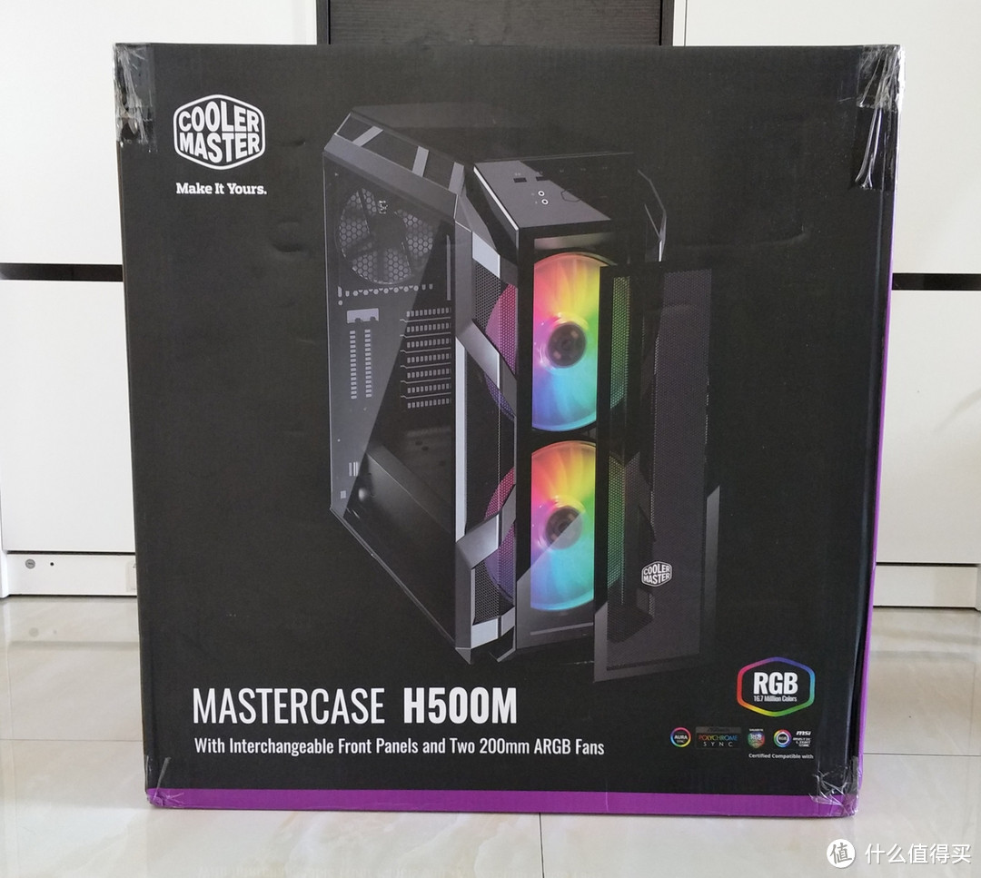 ARGB灯光秀---酷冷至尊MasterCase H500M游戏机箱评测