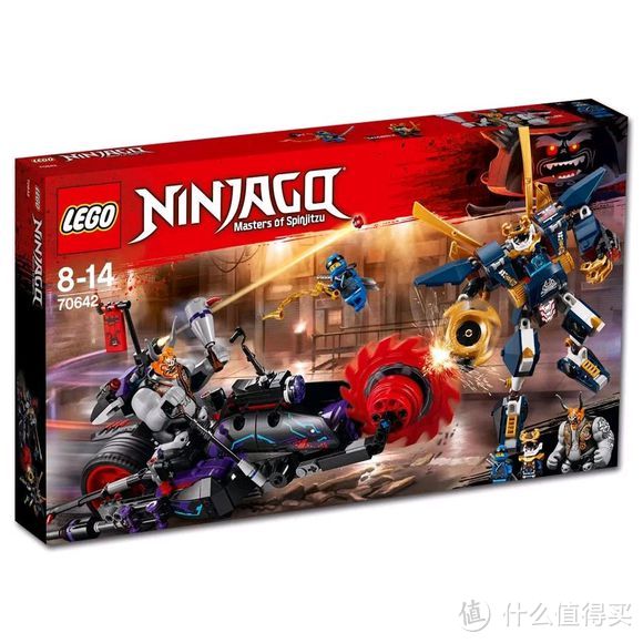 忍者版Tron: Legacy？LEGO 乐高 幻影忍者 Ninjago 巨轮摩托车追击战 70639