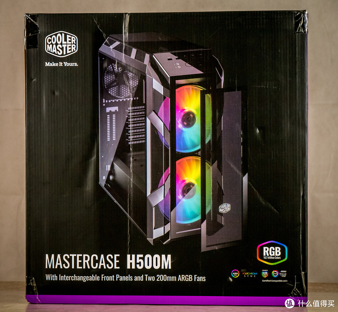 酷炫无边--CoolerMaster(酷冷至尊)MasterCase H500M模块化机箱