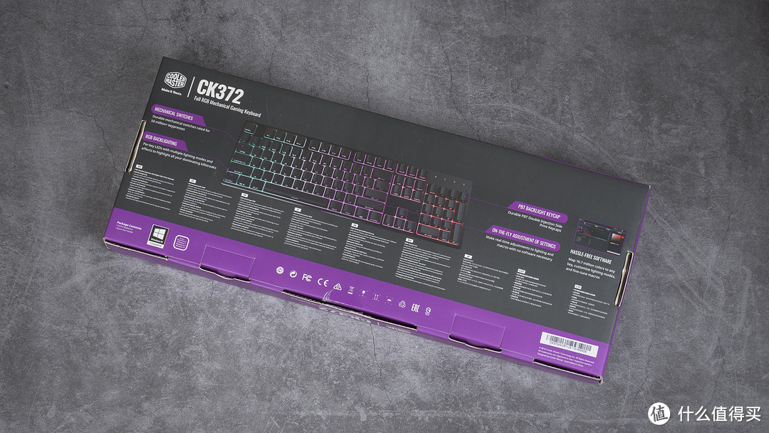 玩的是体验和细节—CoolerMaster 酷冷至尊CK372 侧刻RGB 机械键盘和CM310鼠标开箱