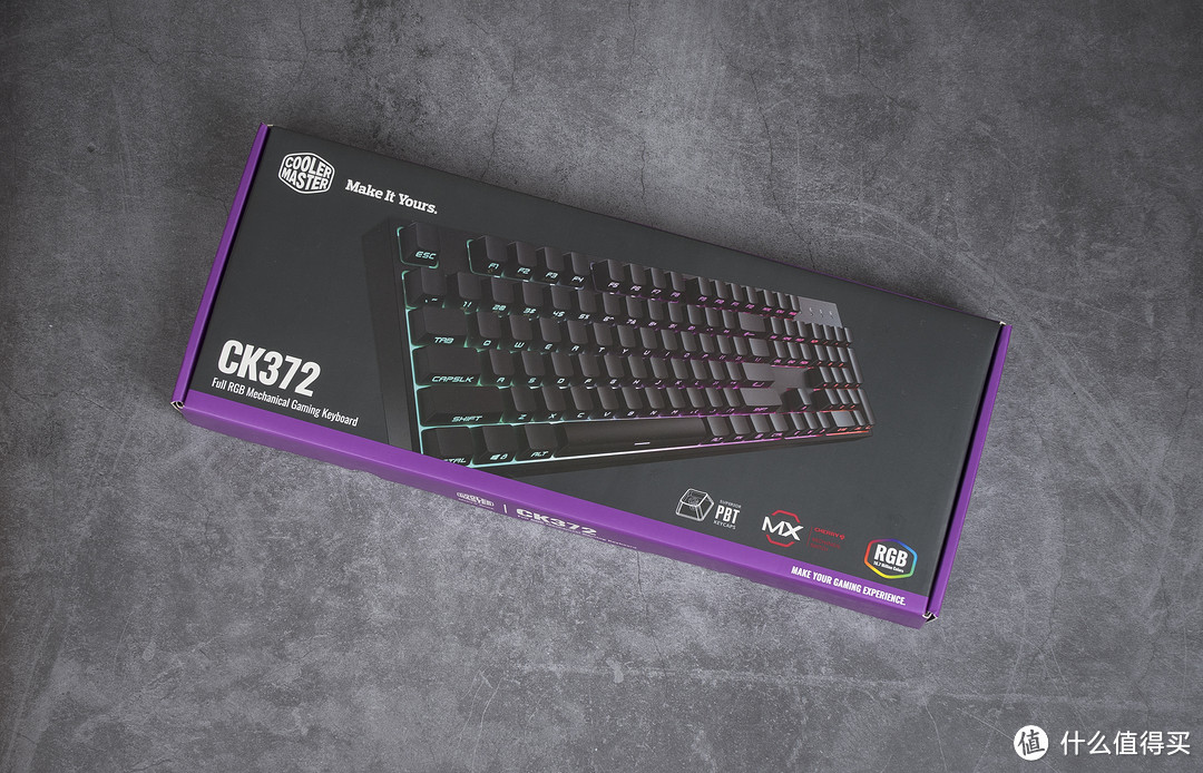 玩的是体验和细节—CoolerMaster 酷冷至尊CK372 侧刻RGB 机械键盘和CM310鼠标开箱