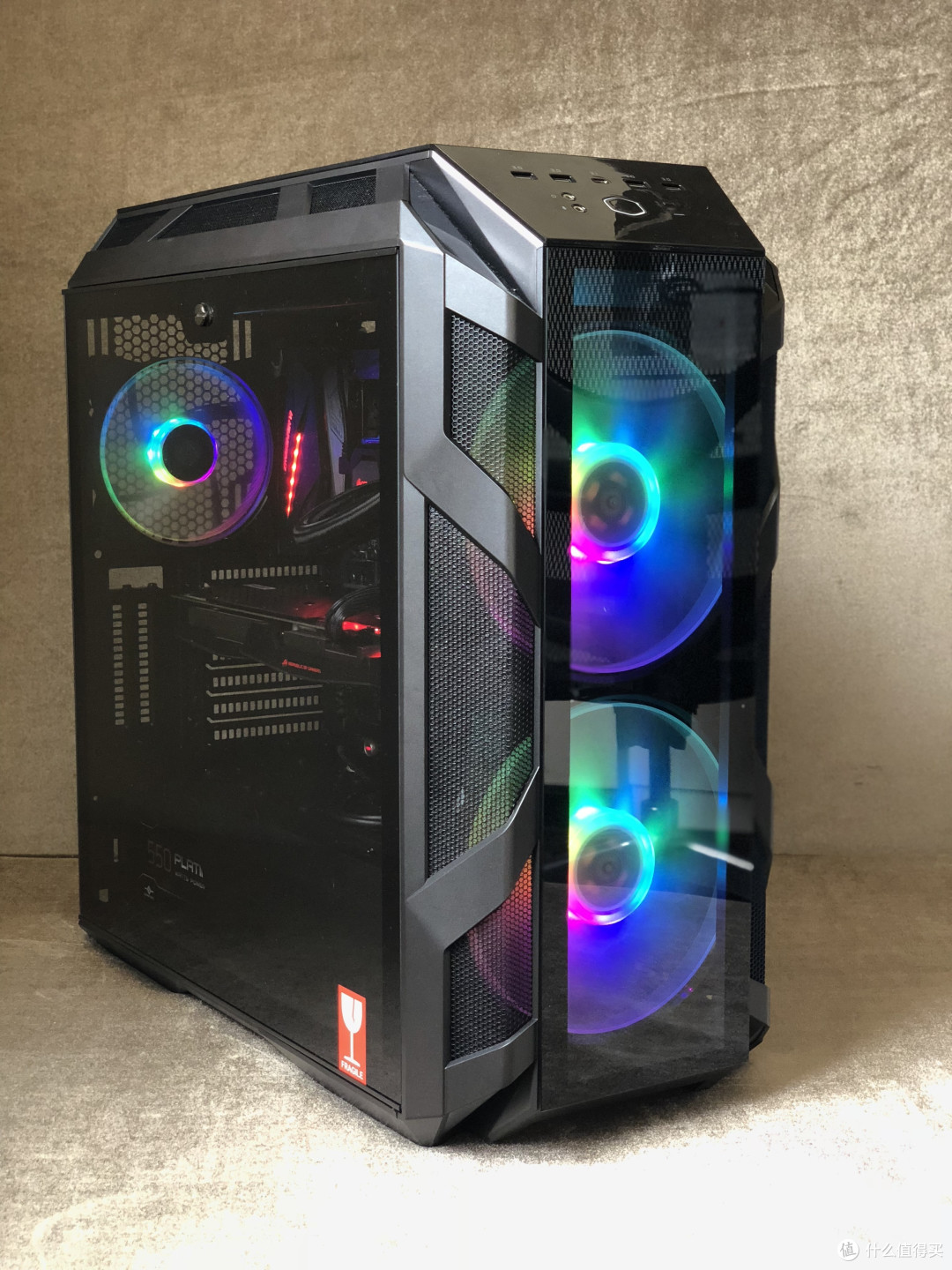 鱼和熊掌的结合体--酷冷至尊 h500m argb游戏机箱评测