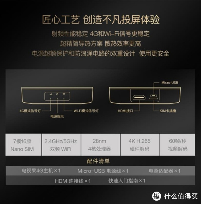 无需WIFI的投屏神器 爱奇艺电视果4G 使用评测