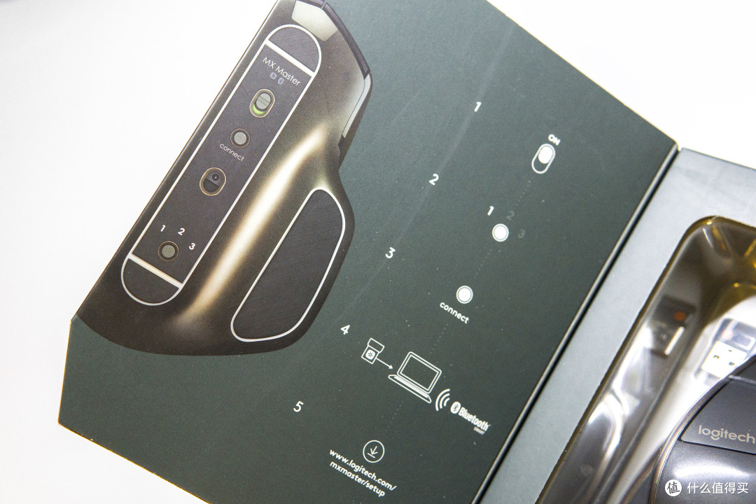 Logitech 罗技 MX MASTER 无线鼠标开箱晒物
