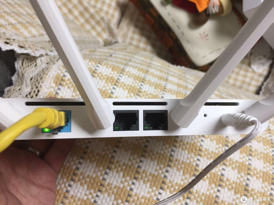安装后提示灯亮起