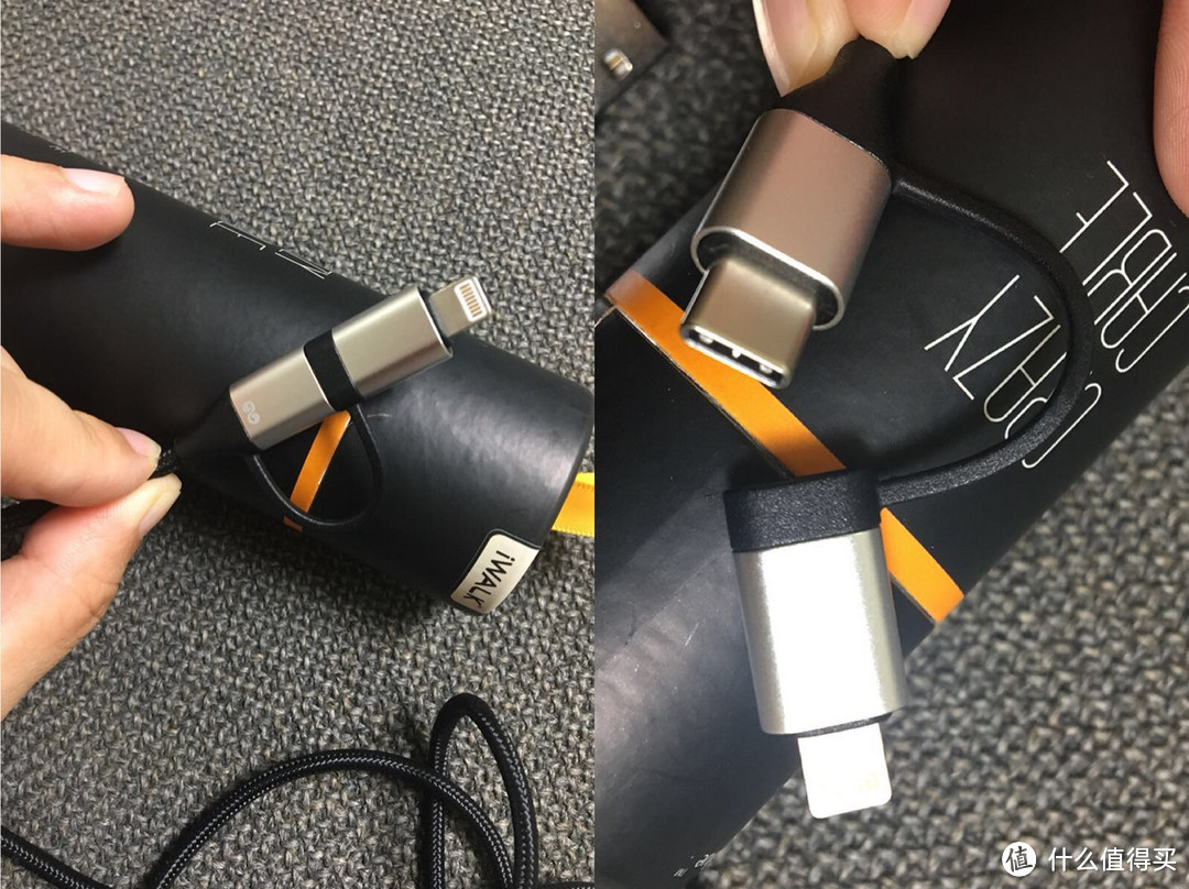 iWALK Crazy cable三合一移动电源充电线--短途旅行必备单品