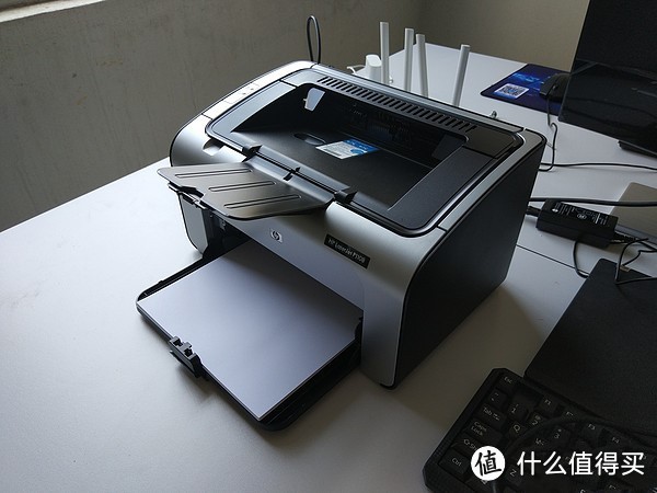 办公室装机体验—HP 惠普 P1108 黑白激光打印机 开箱