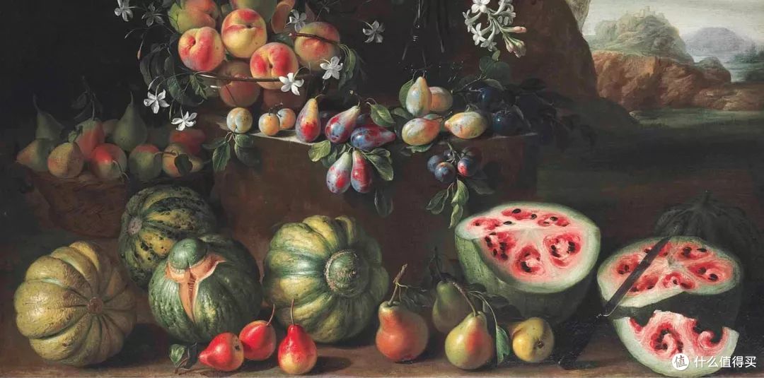 17世纪画家笔下的西瓜。图片：Giovanni Stanchi