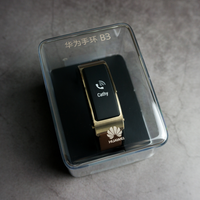华为 B3 智能手环外观展示(表带|按键|铭牌|屏幕|按钮)