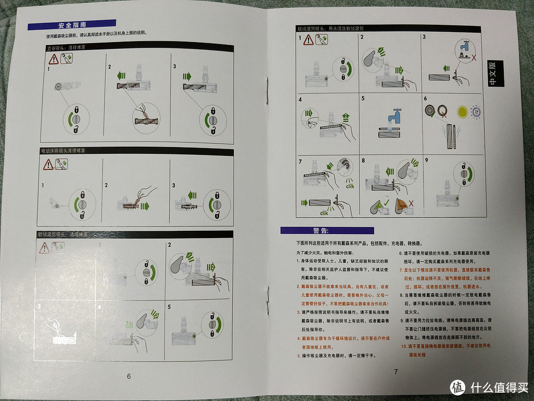 店家提供的中文说明书，应该是翻印的