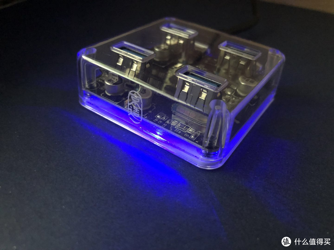 高颜值的分线器—京造 USB3.0透明分线器体验
