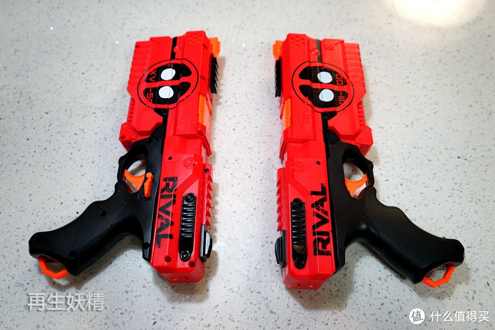 HASBRO 孩之宝 NERF RIVAL 克洛诺斯发射器 死侍 双枪 开箱&试玩