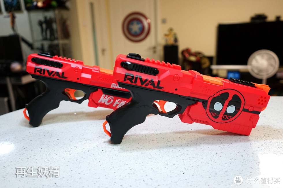 HASBRO 孩之宝 NERF RIVAL 克洛诺斯发射器 死侍 双枪 开箱&试玩