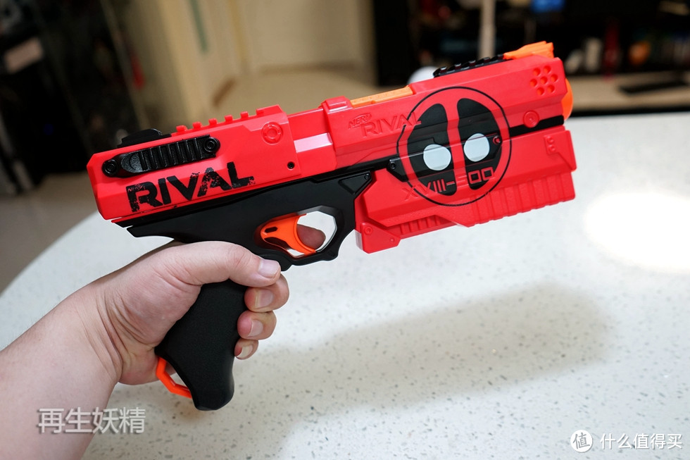 HASBRO 孩之宝 NERF RIVAL 克洛诺斯发射器 死侍 双枪 开箱&试玩