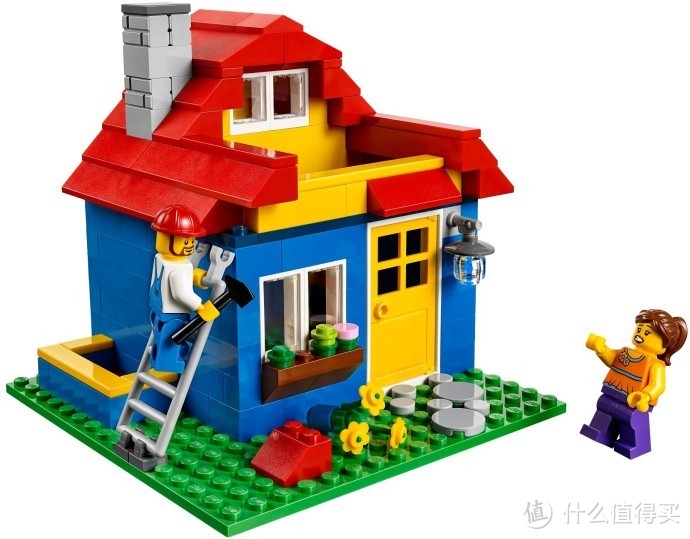 我想要间彩色的房子—LEGO 乐高 创意拼砌系列 复刻40154笔筒小屋