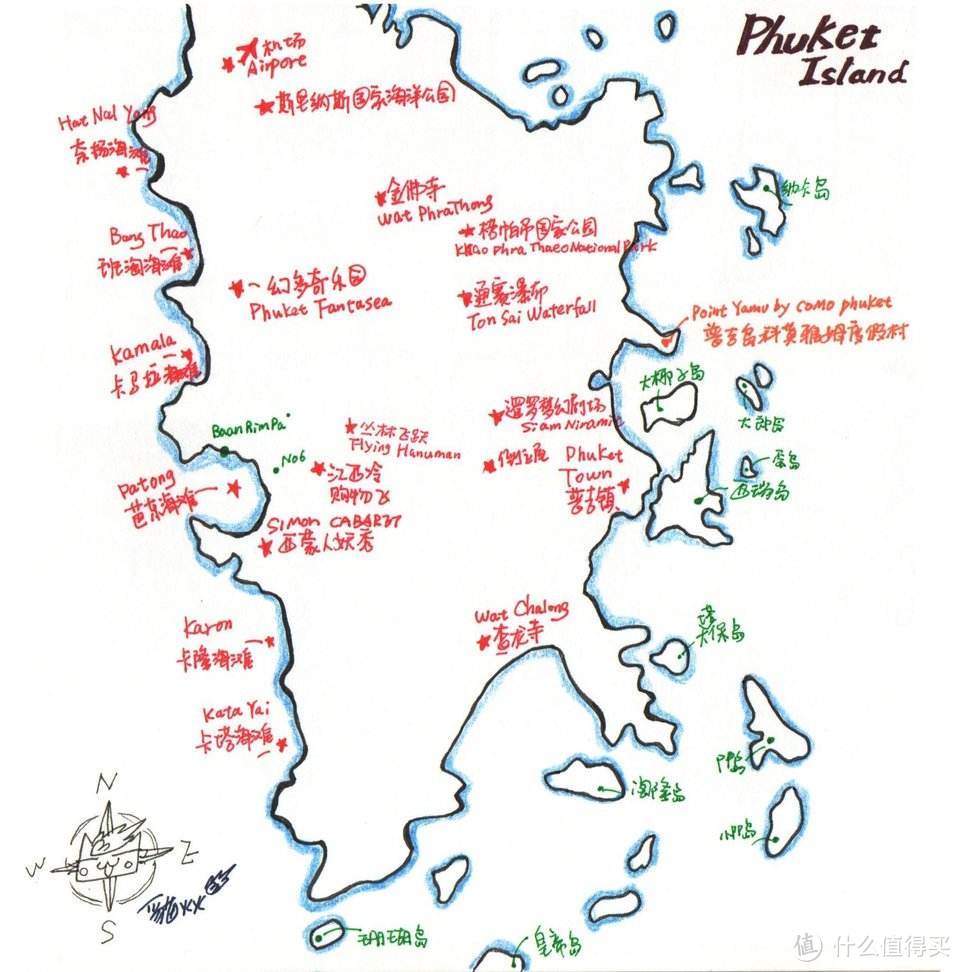 泰国普吉岛海滩地图_【泰国普吉岛有哪些海滩】