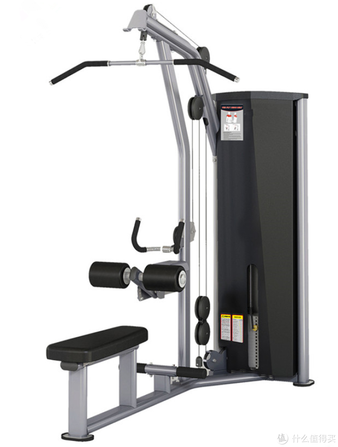 这种高位下拉机的运动轨迹更好也有这种背部的悍马机,练背效果更好,就