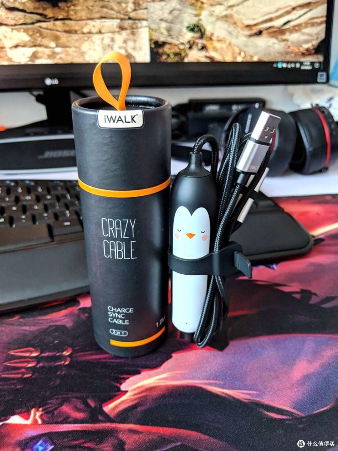 不只会卖萌的萌物,临危救命的 iWALK Crazy cable 小魔兽三合一移动电源充电线