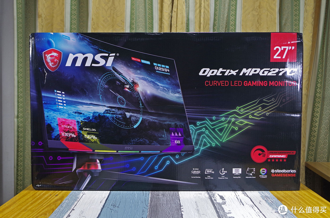 第一次用144HZ+曲面屏，msi MPG27C电竞显示器试用