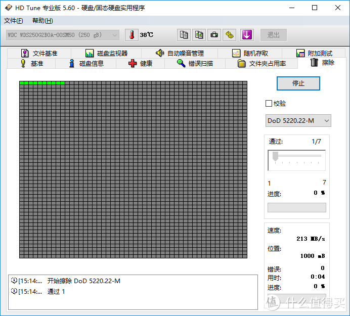 【茶茶】告别机械时代？WD 西部数据 蓝盘 3D 250G 固态硬盘 测试报告