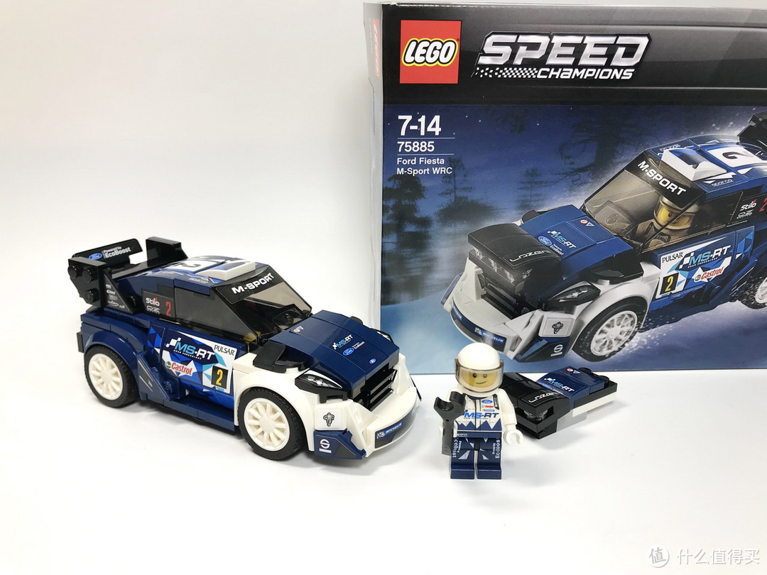 漂亮的涂装：LEGO 乐高 Speed竞速赛车 75885 福特嘉年华车队