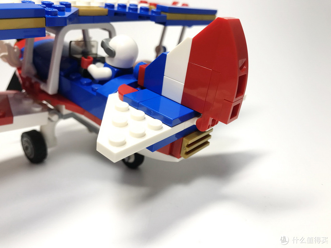 LEGO 乐高 创意百变组 Creator 31076 超胆侠特技飞机 A模式开箱