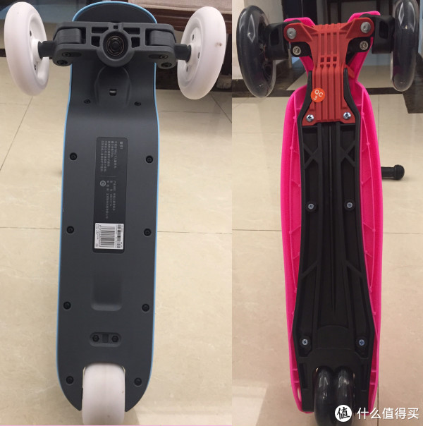 小米从娃娃抓起:米兔滑板车的开箱与对比