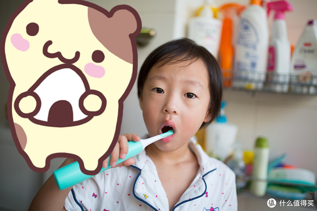 让宝贝爱上刷牙-素士儿童声波电动牙刷C1体验