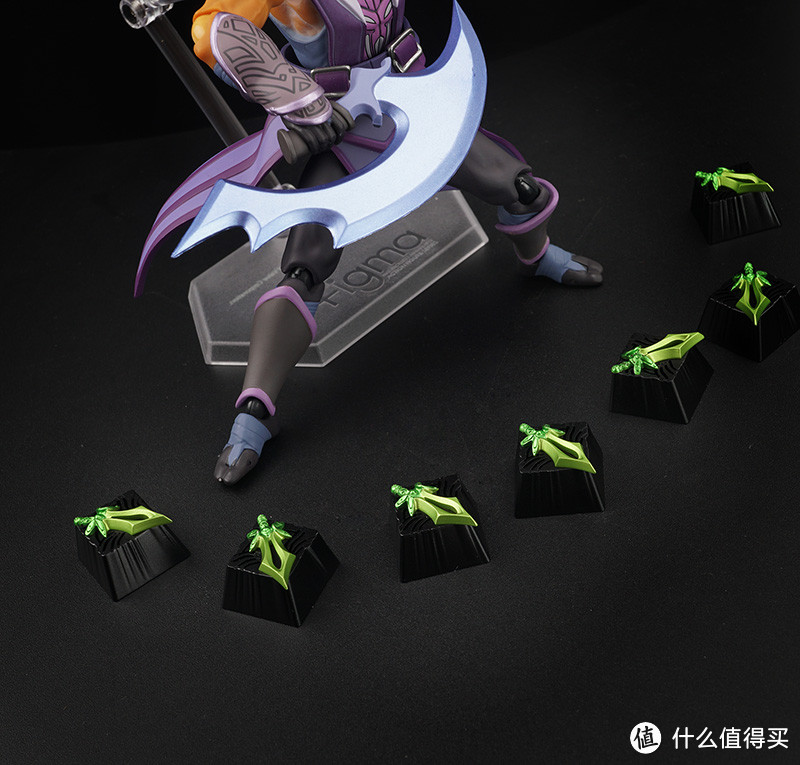 “蝴蝶”+“分身斧”— DOTA2系列 磁吸铝合金键帽 赏析