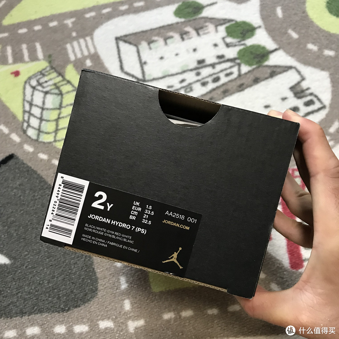 NIKE 耐克 AIR JORDAN HYDRO 7 幼童拖鞋开箱