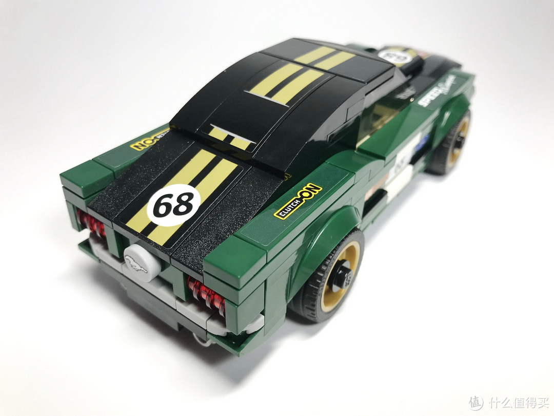 复古风的跑车：LEGO 乐高 Speed竞速赛车 75884 1968款福特野马