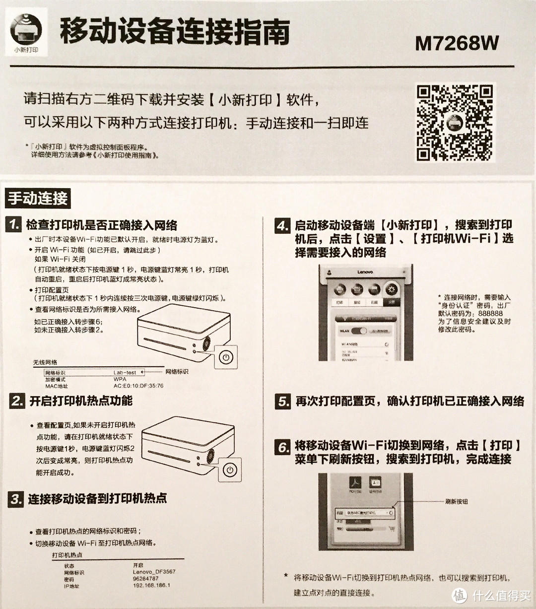 来自张大妈的福利—LENOVO 联想 小新 M7268W 打印机开箱及评测