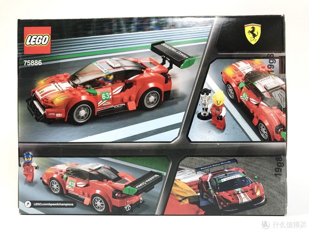 百元名车：LEGO 乐高 赛车系列 75886 法拉利488GT3 Scuderia Corsa车队