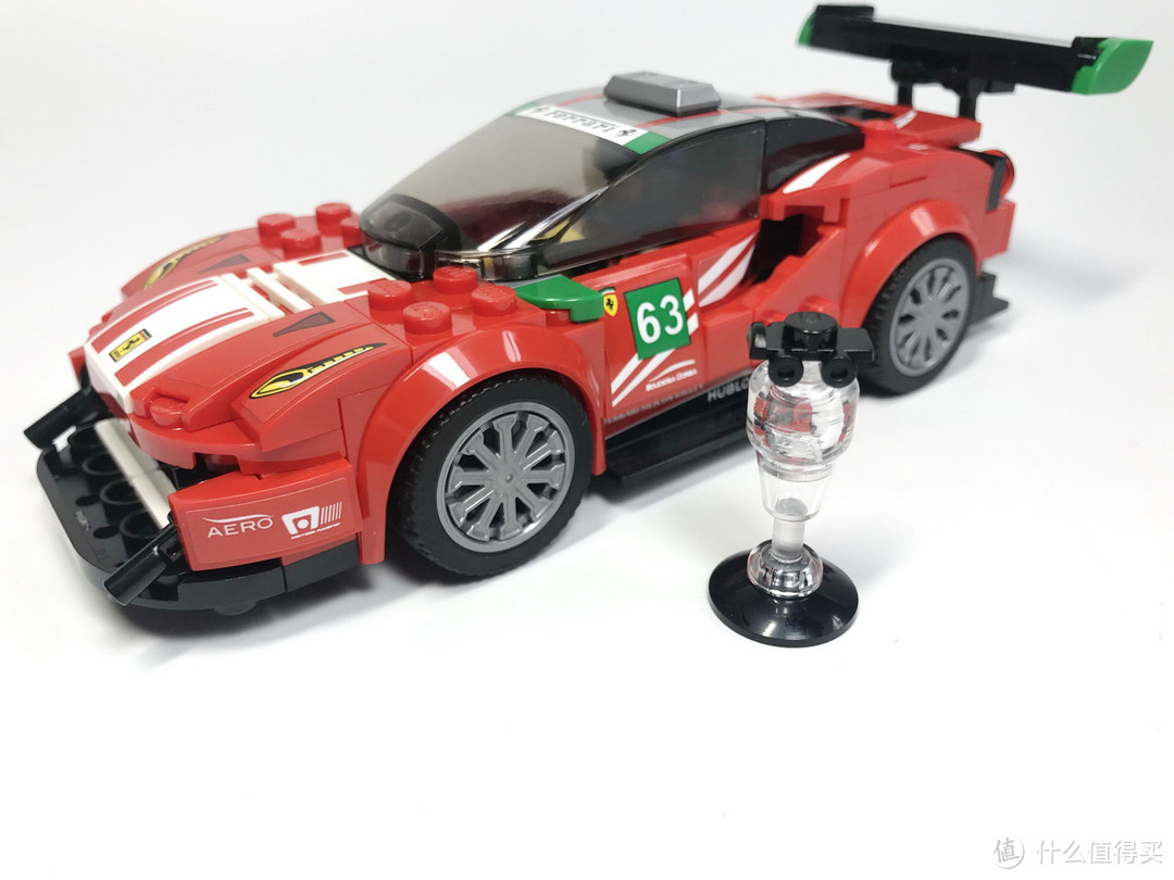 百元名车：LEGO 乐高 赛车系列 75886 法拉利488GT3 Scuderia Corsa车队