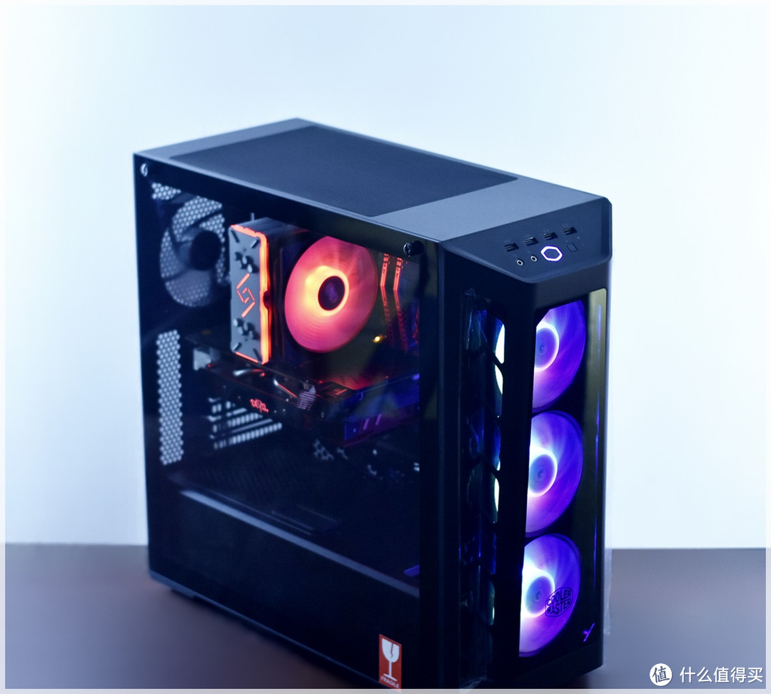 实体店喜提 三玻璃信仰光机箱 酷冷至尊 MASTERBOX 旋风 MB530P 开箱体验