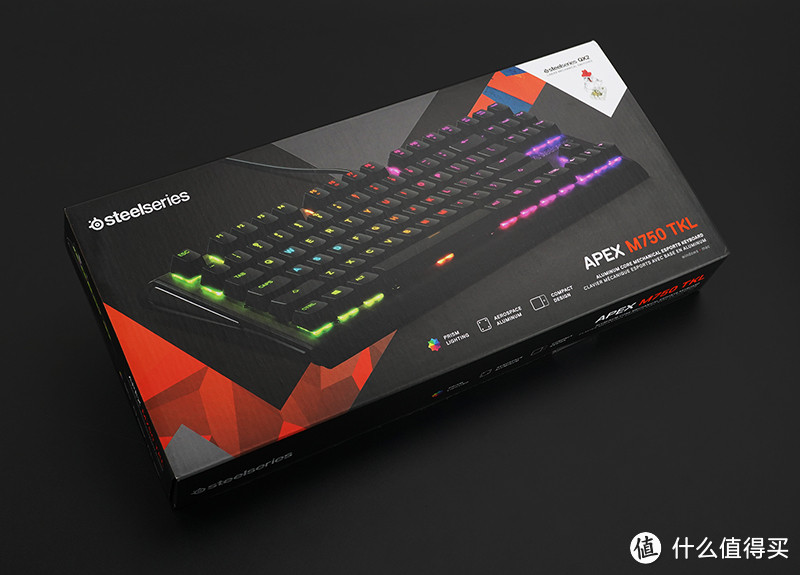 SteelSeries 赛睿 Apex M750 TKL RGB 背光机械键盘评测